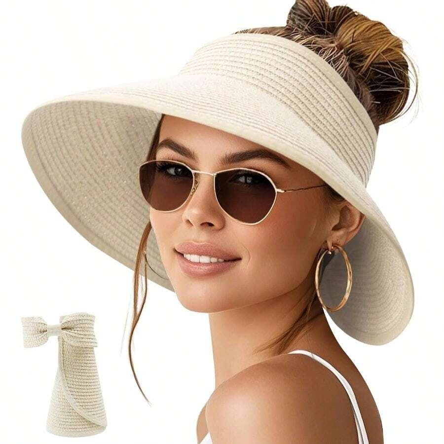Hat Floppy Wide - NPQQUAN Sun Visor Hats For Women