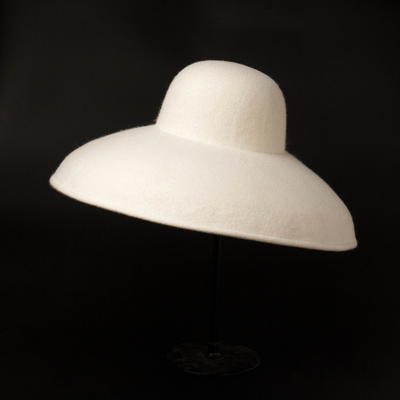 Classical Big Wide Brim Wool F - Hat Floppy Wide reseña y precio
