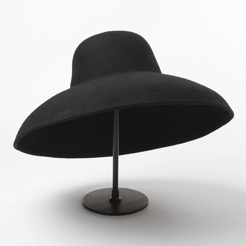 Classical Big Wide Brim Wool F - Hat Floppy Wide reseña y precio