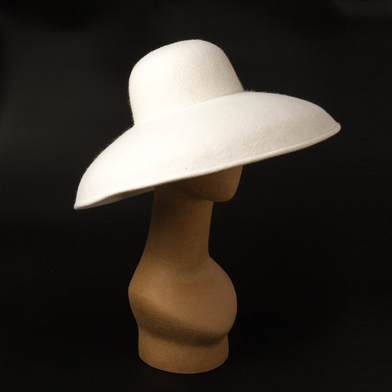 Classical Big Wide Brim Wool F - Hat Floppy Wide reseña y precio