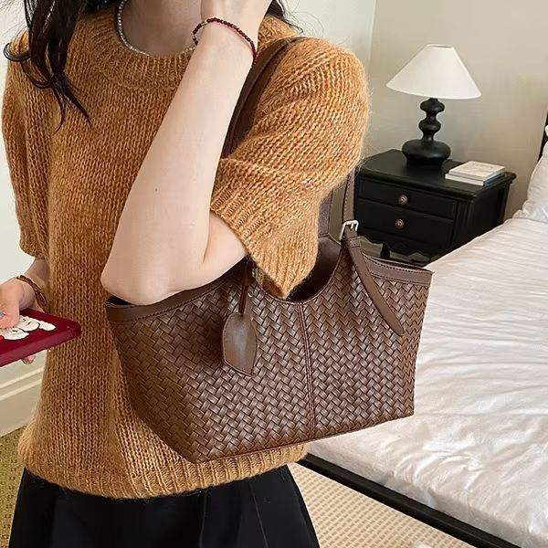 CLAREGQI   Hand Woven Tote Bag - Tote Bag Beach reseña y precio
