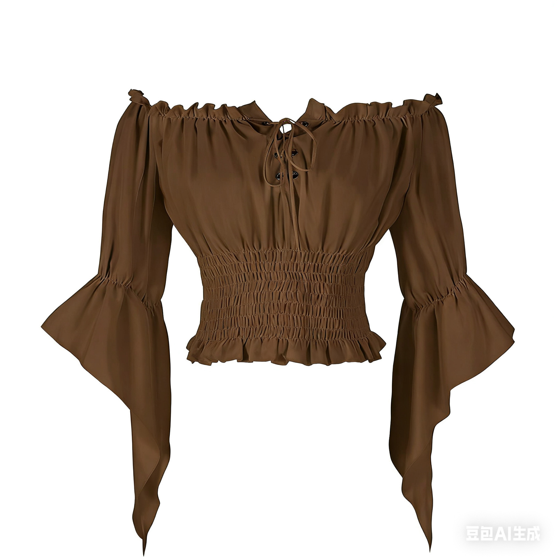 Renaissance Medieval Aristocra - Blouse Off Shoulder reseña y precio