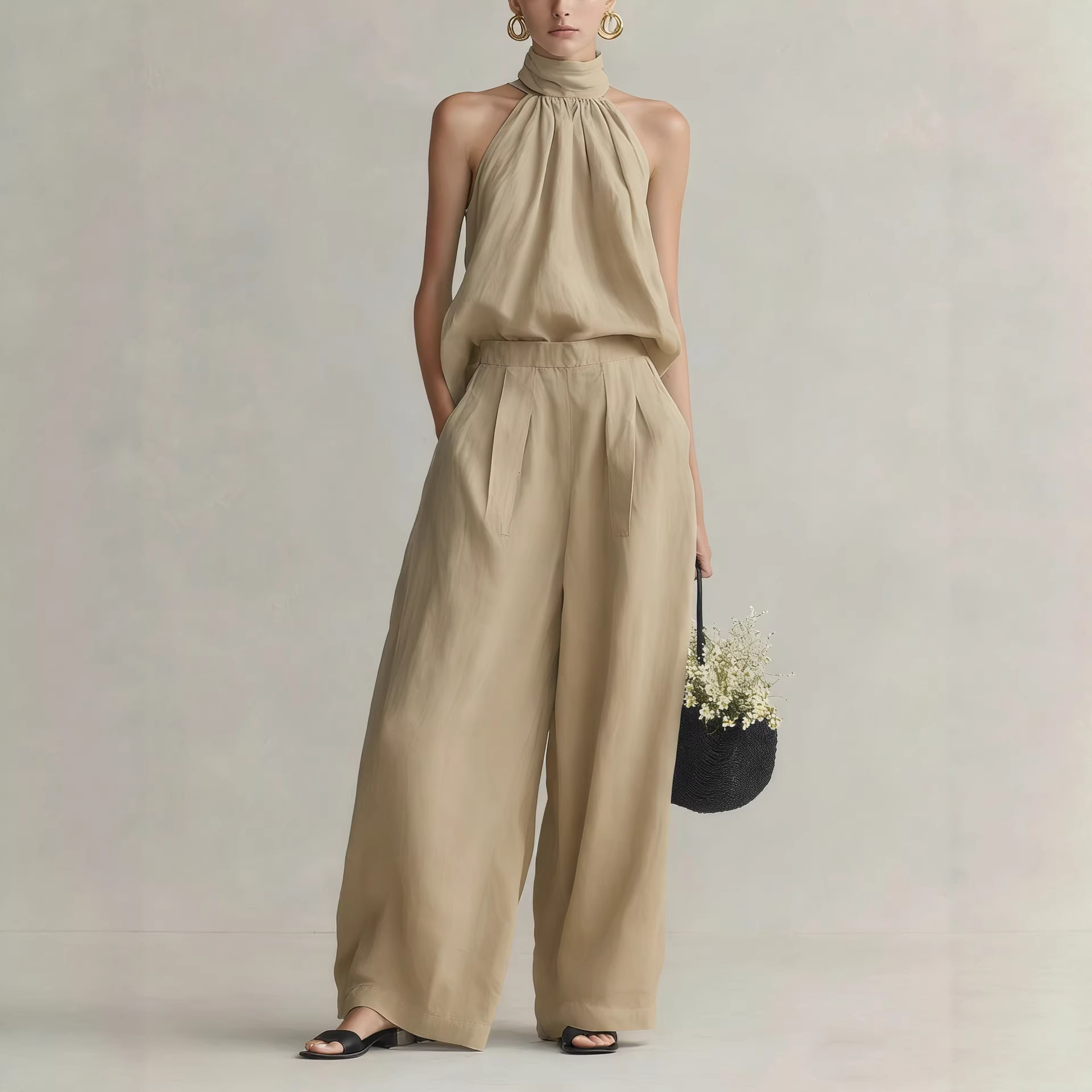 Women's 2026 Summer New Style  - Linen Pant Wide reseña y precio
