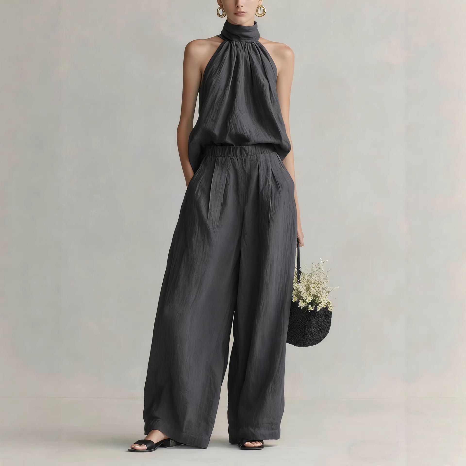 Women's 2026 Summer New Style  - Linen Pant Wide reseña y precio