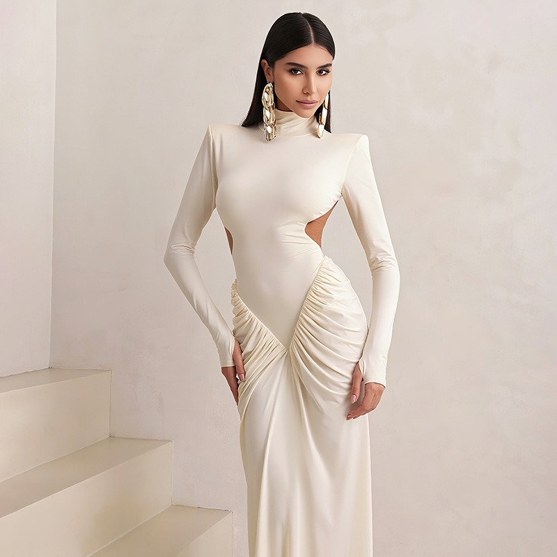 Women Backless Long Dress Turt - Maxi Dress Halter reseña y precio