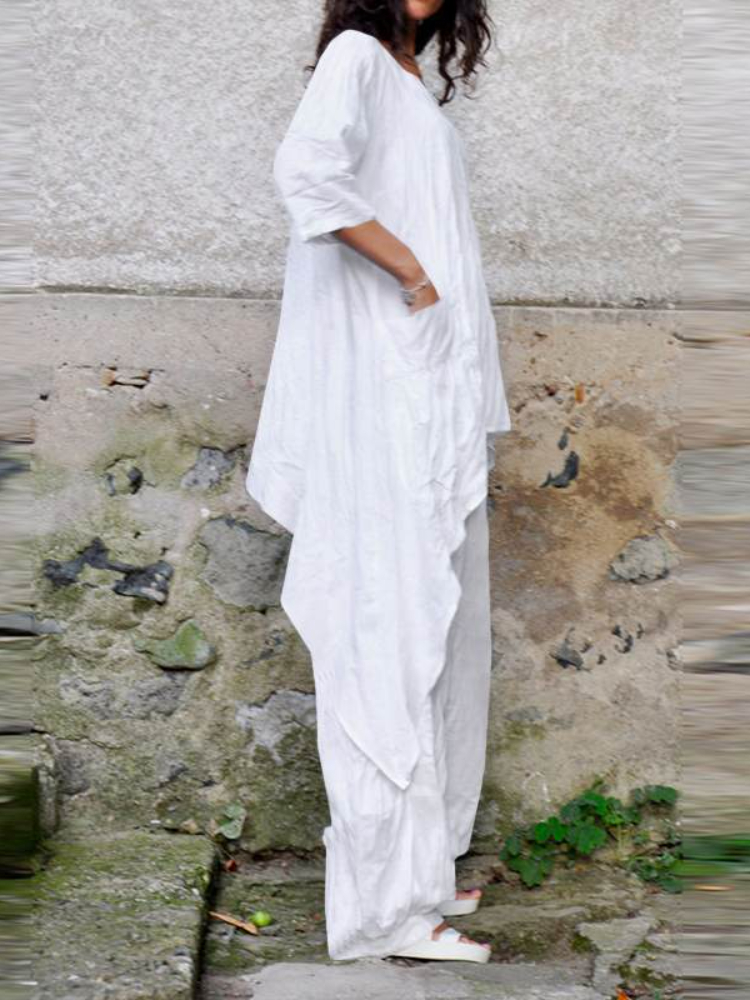 2024 Summer New Fashion Casual - Linen Pant Wide reseña y precio