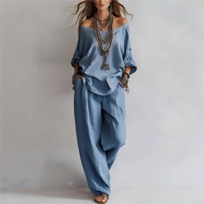 Summer New Casual Loose Linen  - Linen Pant Wide reseña y precio