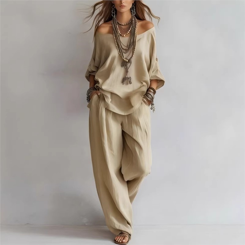Summer New Casual Loose Linen  - Linen Pant Wide reseña y precio