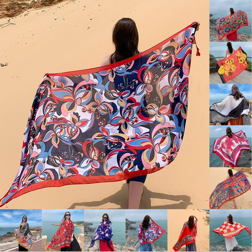 Desert Sun Protection Cotton L - Linen Dress Wrap reseña y precio