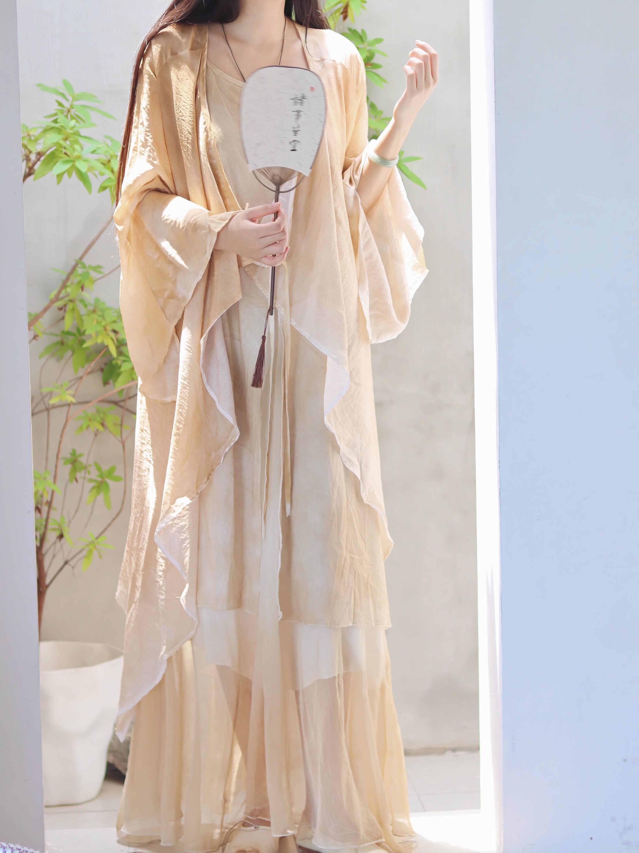 New Chinese Style Cotton Linen - Linen Dress Wrap reseña y precio