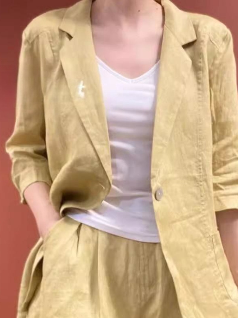 Slimming Wide Leg Short Pants  - Linen Pant Wide reseña y precio
