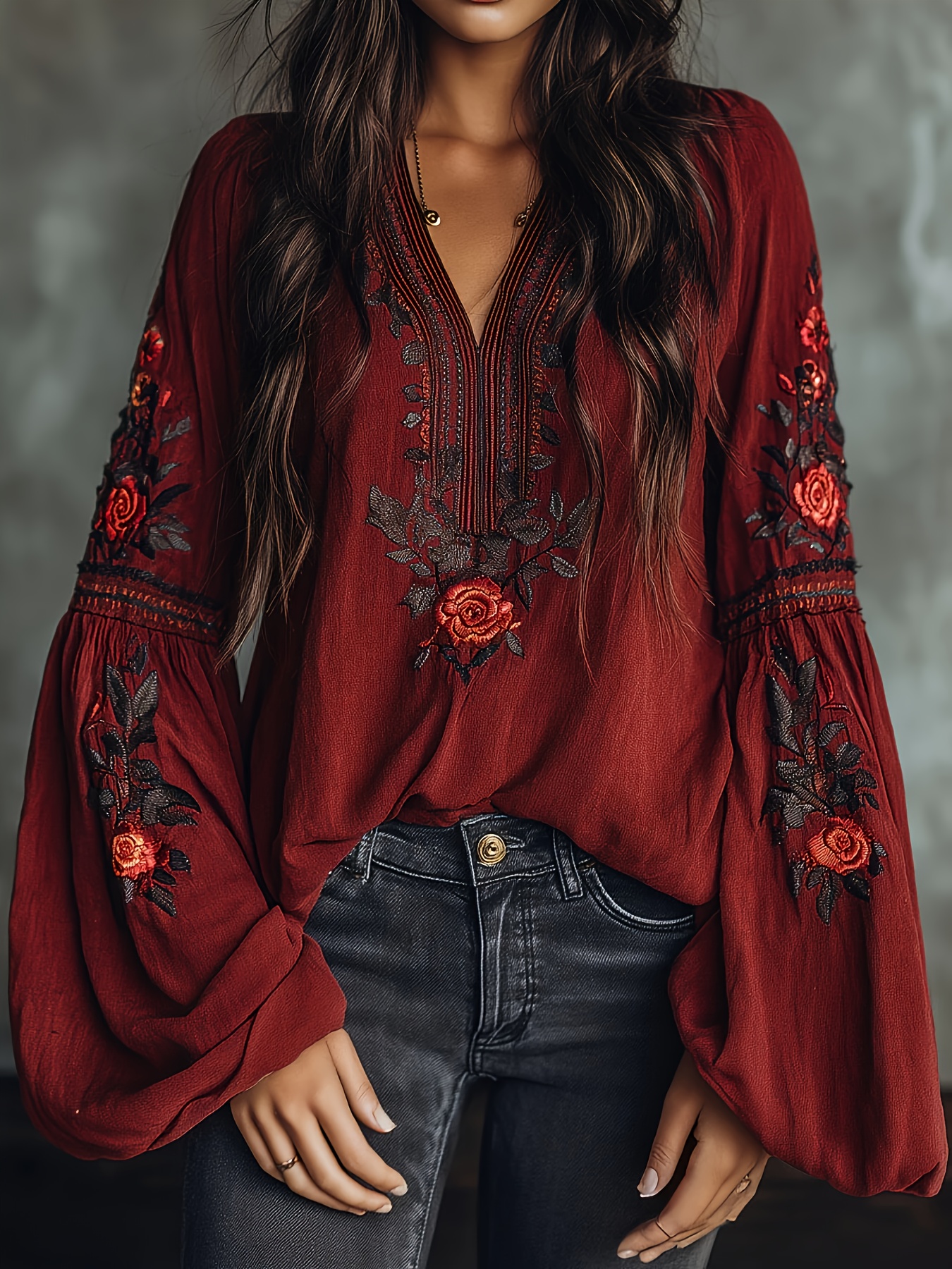 Women‘s Spring Blouse Retro Em - Blouse Off Shoulder reseña y precio