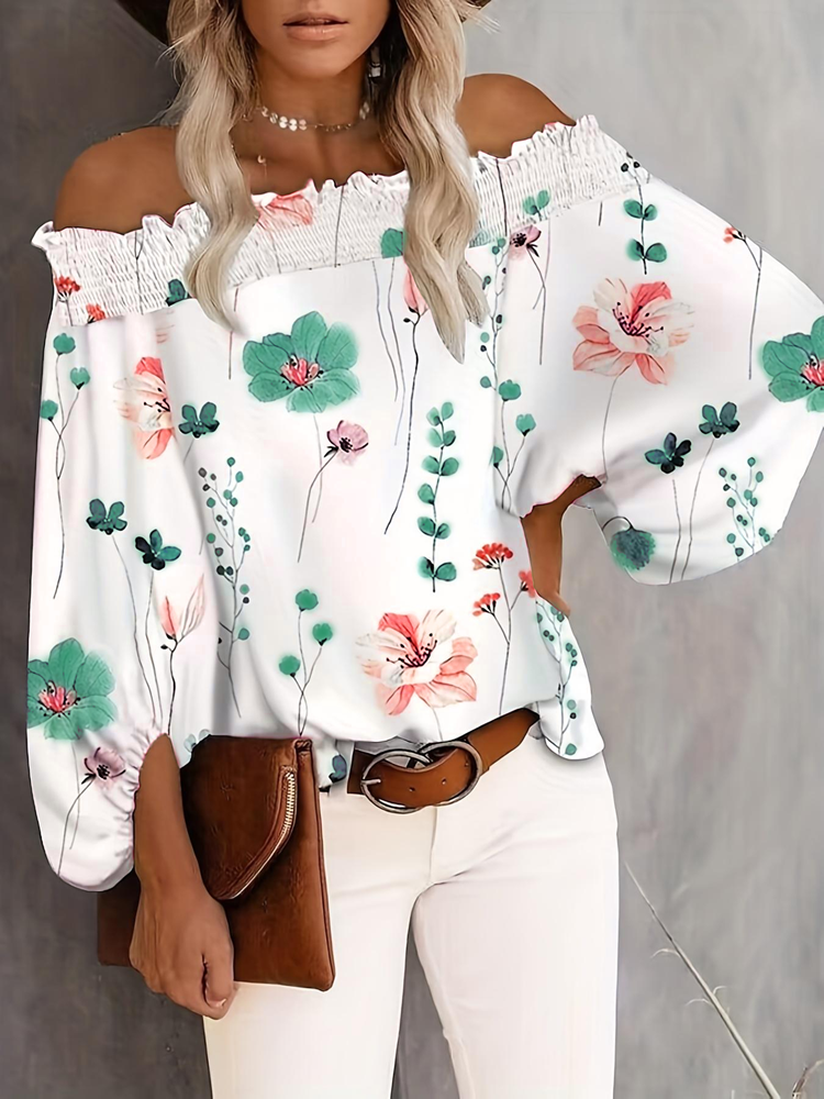 Plus Size New Women's Casual F - Blouse Off Shoulder reseña y precio