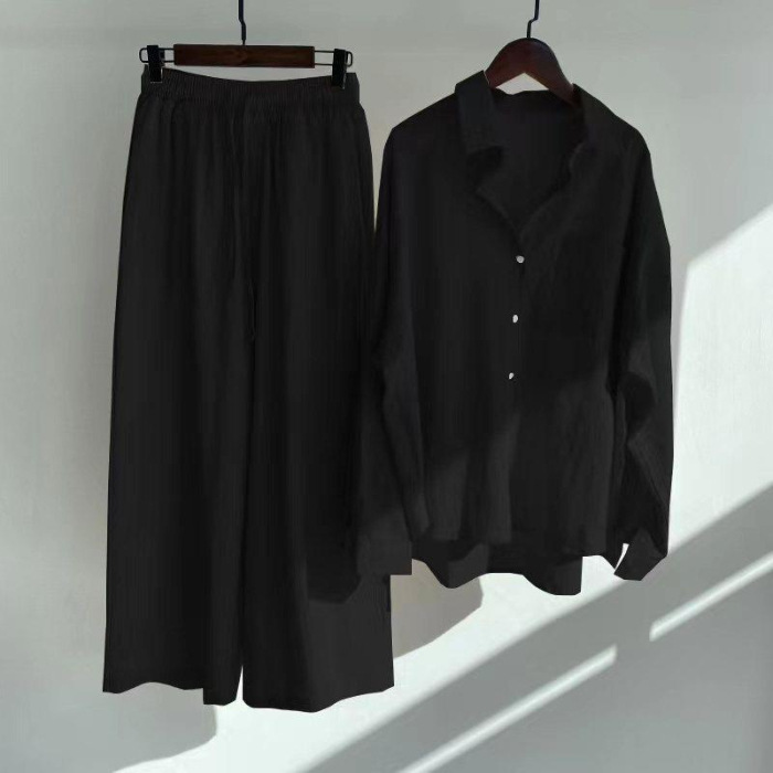 Women Cotton Linen 2 Piece Set - Linen Pant Wide reseña y precio