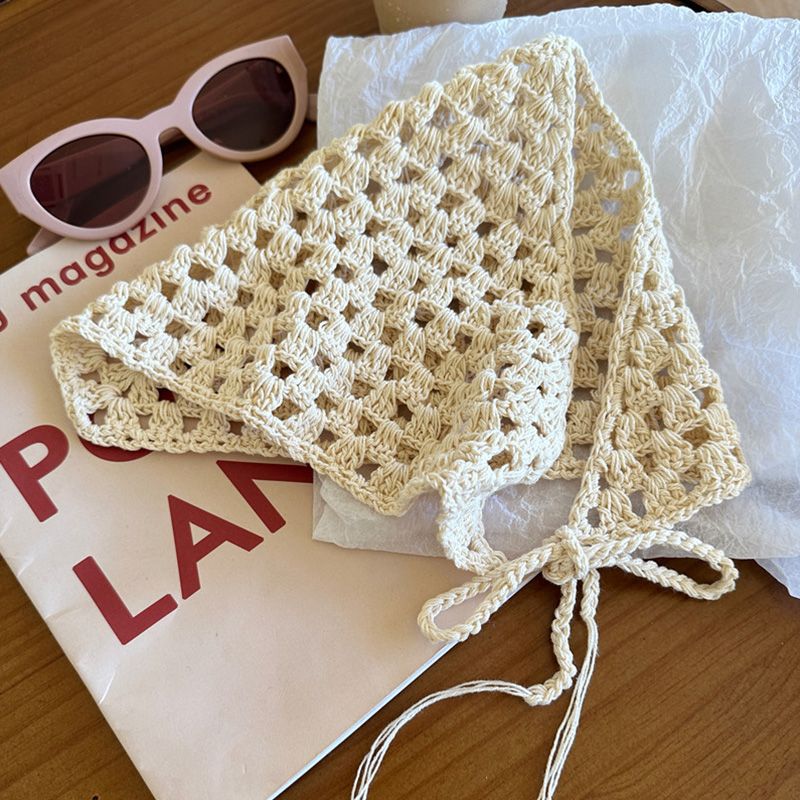 Crochet Triangle Hair Scarf Ho - Headband Summer Knit reseña y precio