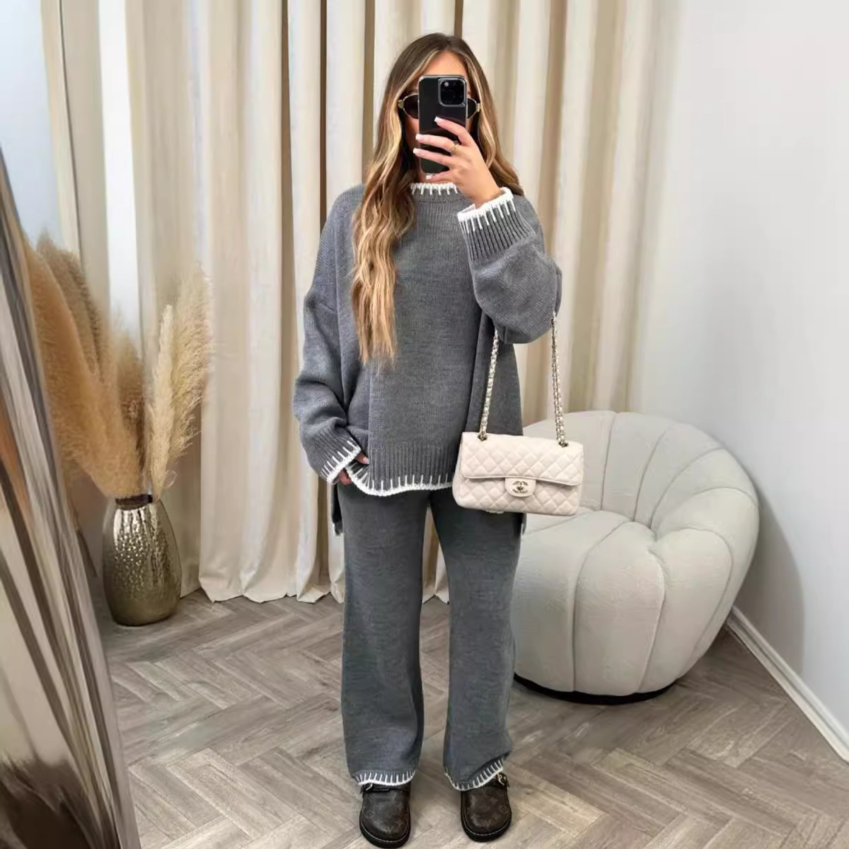 Women Wide Leg Pant Sets Two P - Linen Pant Wide reseña y precio