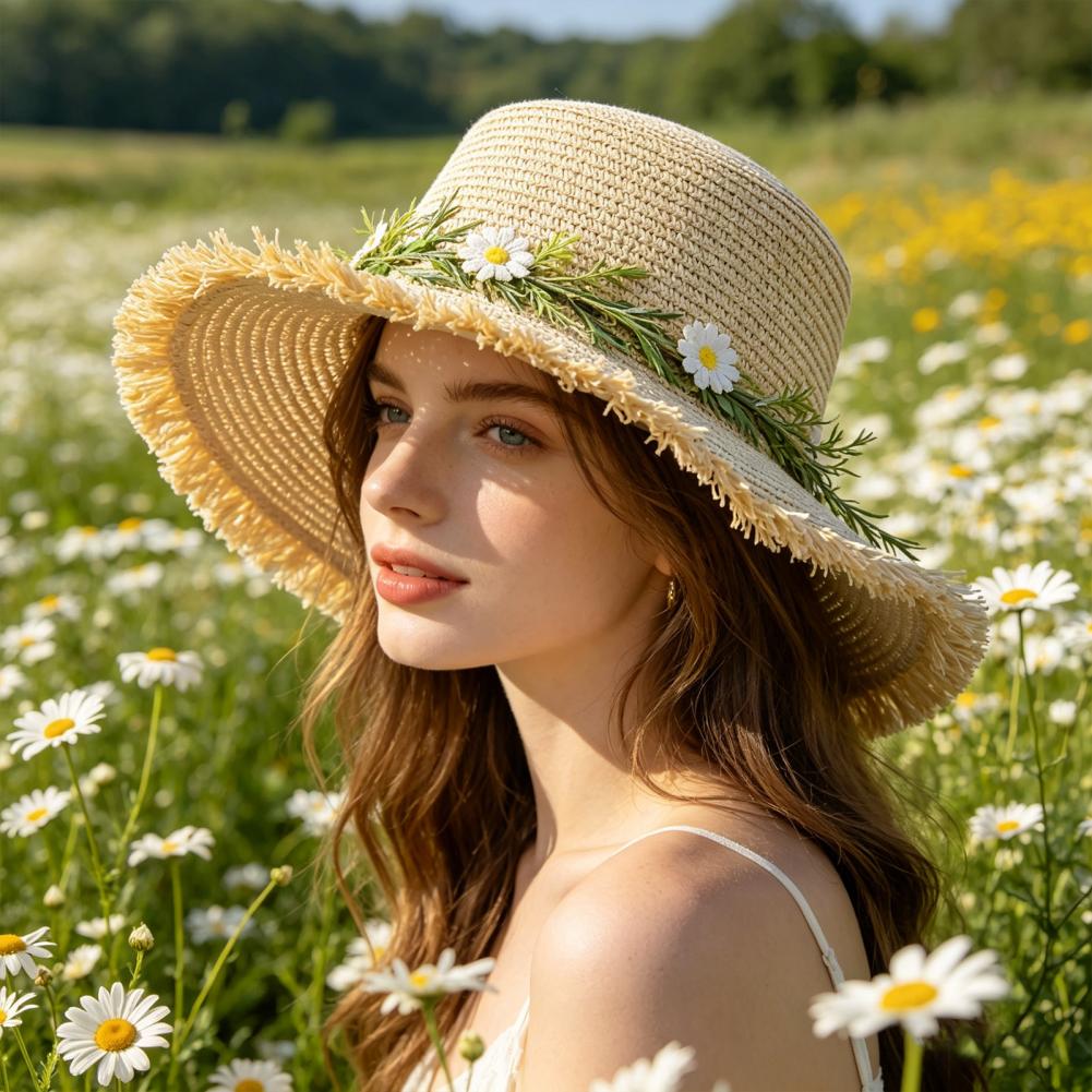Sun Hat Wide Brim Floppy Straw - Hat Floppy Wide reseña y precio