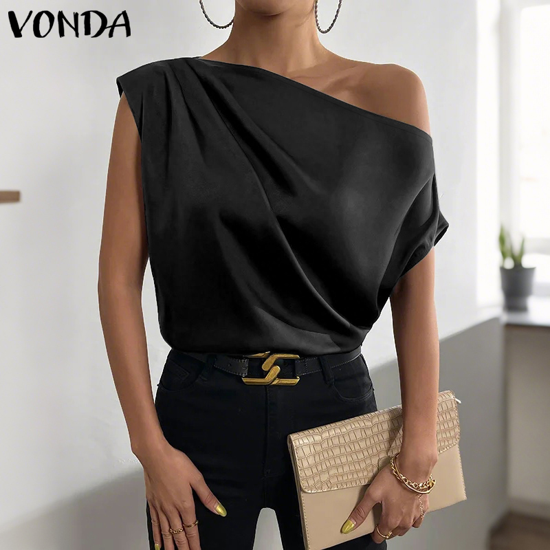 Plus Size 5XL VONDA Women Blou - Blouse Off Shoulder reseña y precio