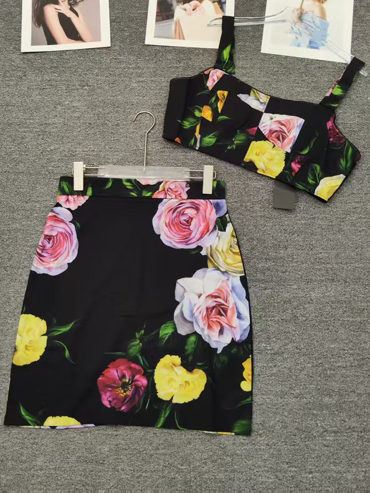 Retro flower print long-sleeve - Romper Floral Print reseña y precio