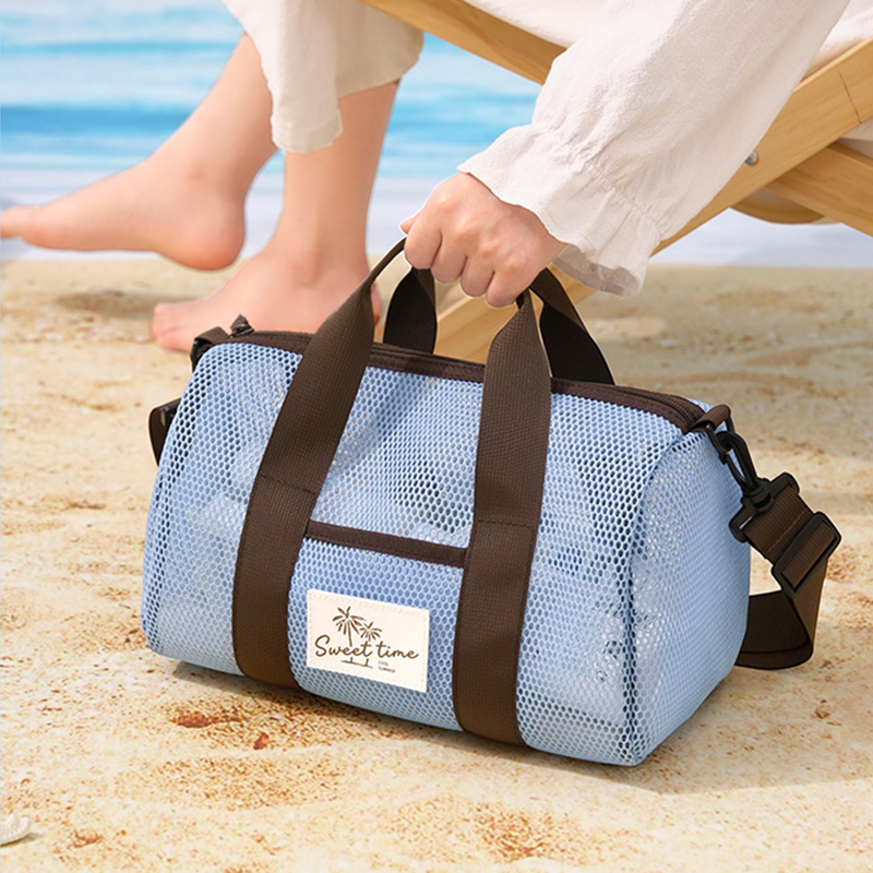 See Through Mesh Beach Bag Qui - Tote Bag Beach reseña y precio
