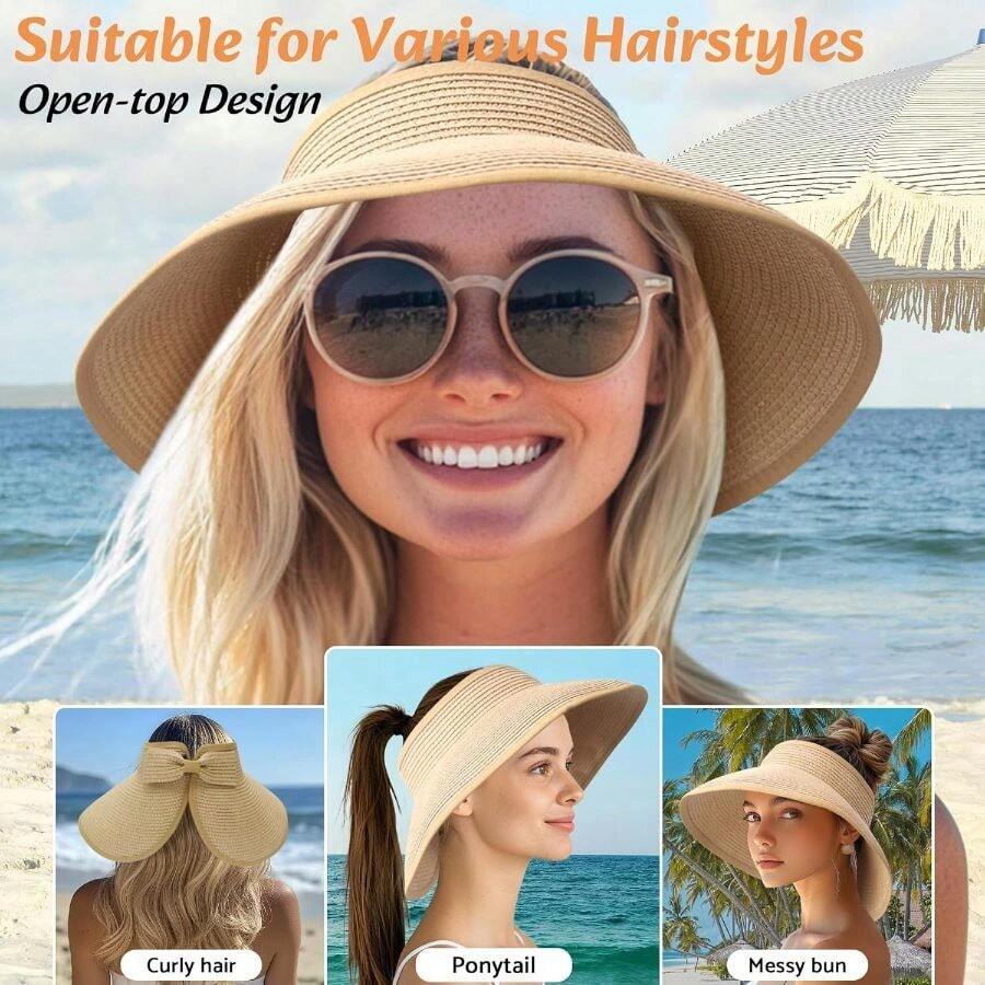 NPQQUAN Sun Visor Hats For Wom - Hat Floppy Wide reseña y precio