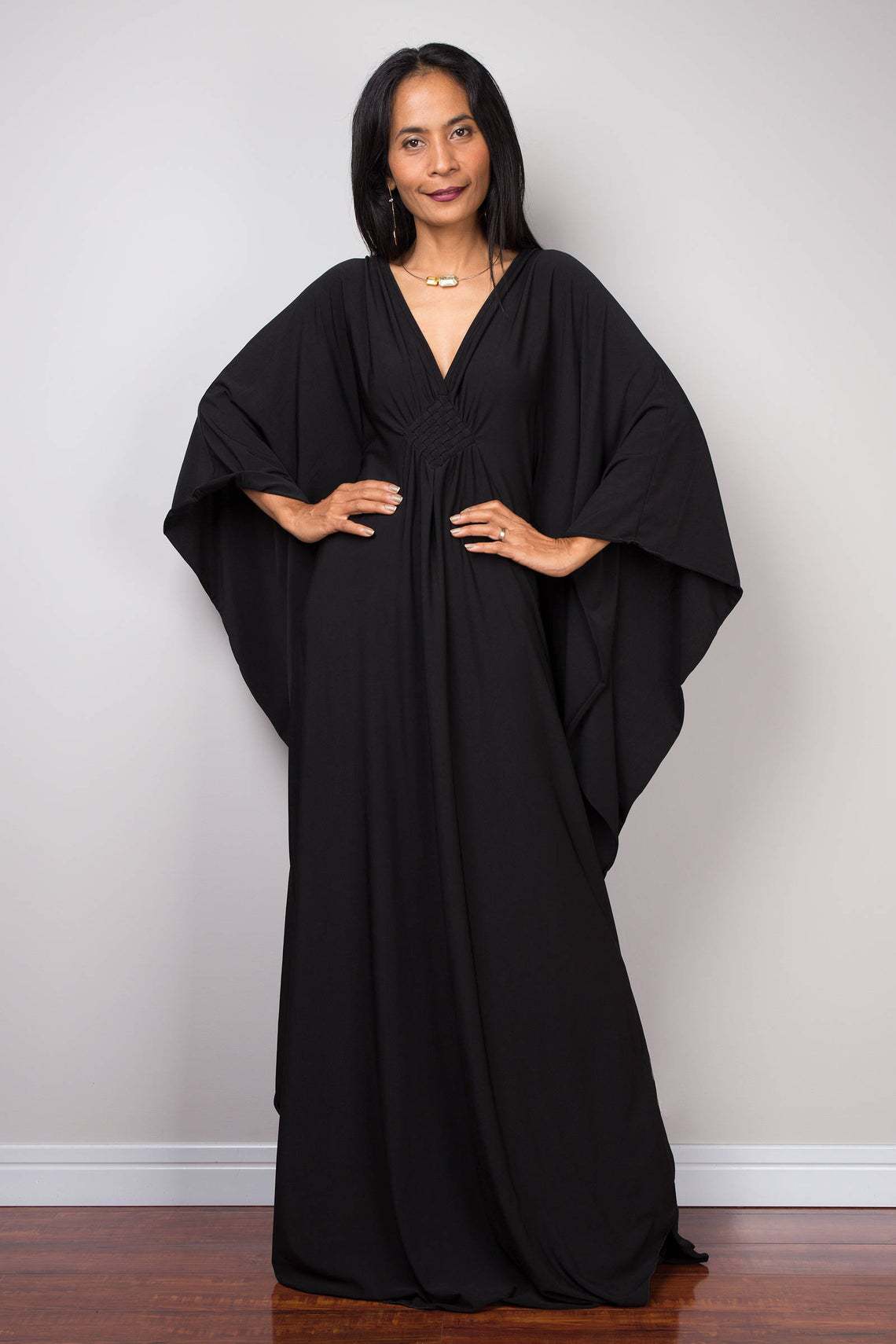 Women Solid Color Cover Up V N - Cover Up Kaftan reseña y precio