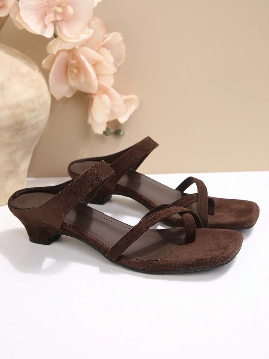 Womens Strappy Low Block Heel  - Sandal Strappy Heeled reseña y precio