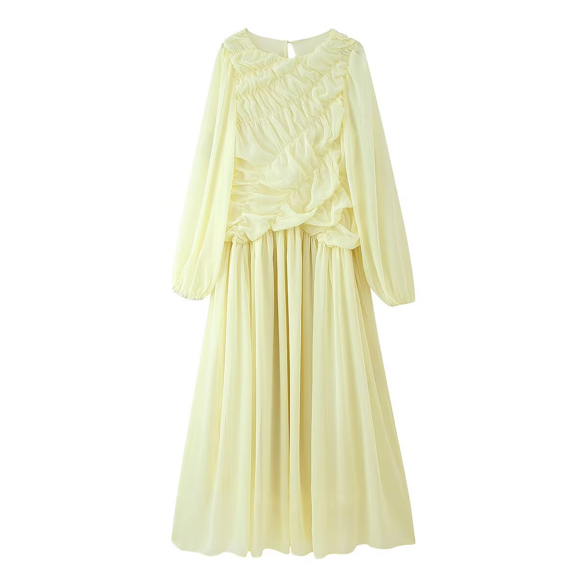 Autumn Long Sleeve Dresses 202 - Linen Dress Wrap reseña y precio