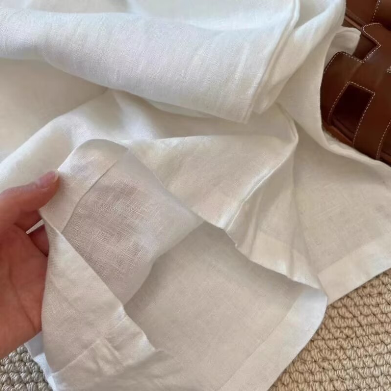 Korean White Cotton Linen Wide - Linen Pant Wide reseña y precio