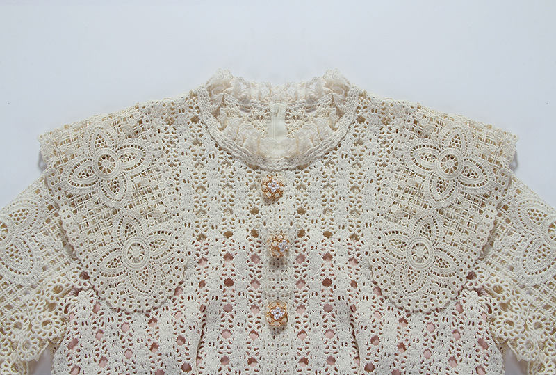 2025 New Temperament Hollow-ou - Linen Dress Wrap reseña y precio