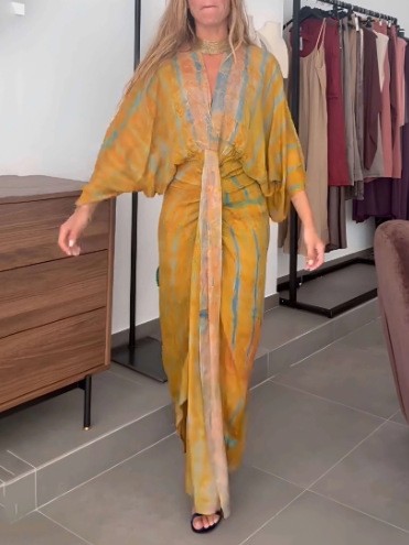 Summer Dress Women's Linen V N - Linen Dress Wrap reseña y precio