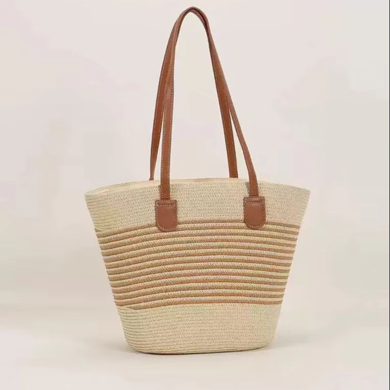 CLAREGQI  Women's Striped Stra - Tote Bag Beach reseña y precio