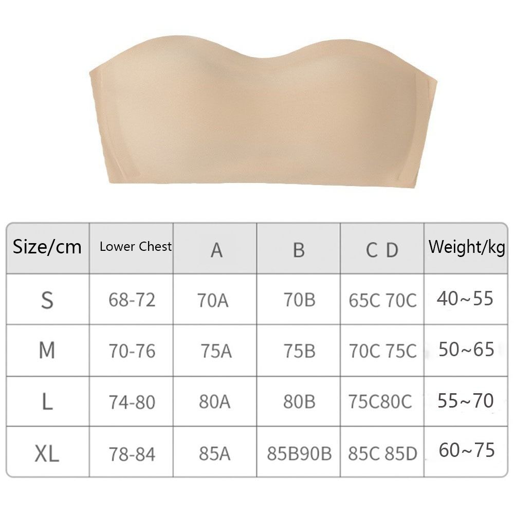 Solid Color Strapless Wrapped  - Bralette Triangle Set reseña y precio
