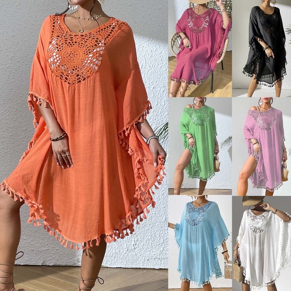 Square Neck Summer Sunscreen S - Cover Up Kaftan reseña y precio