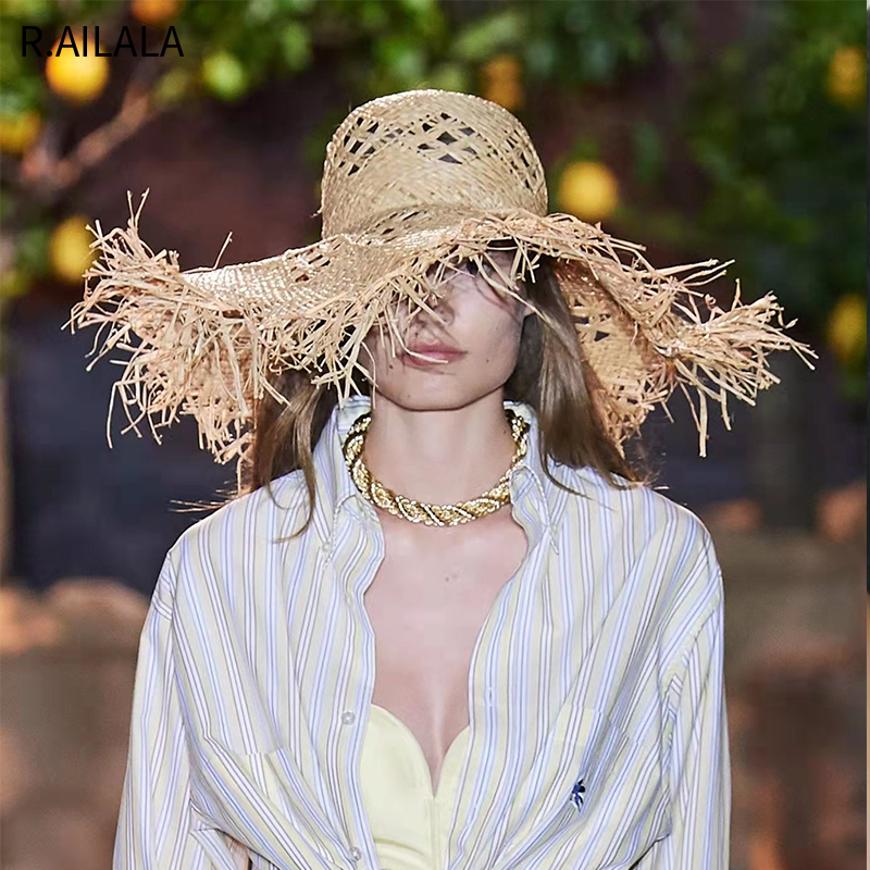 New Women Summer Natural Raffi - Hat Floppy Wide reseña y precio