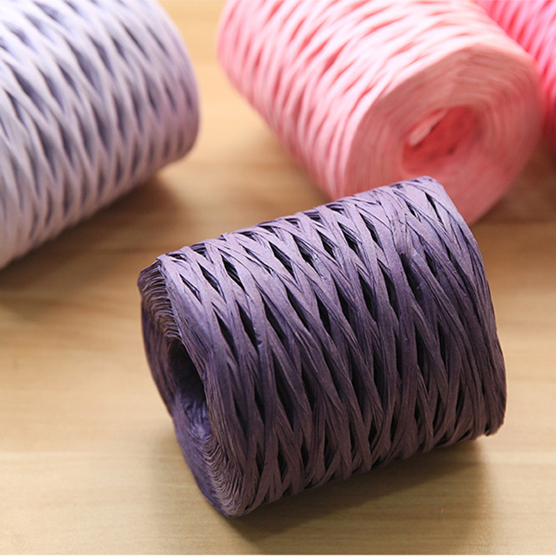 200m Natural Raffia Straw Yarn - Crochet Bag Raffia reseña y precio