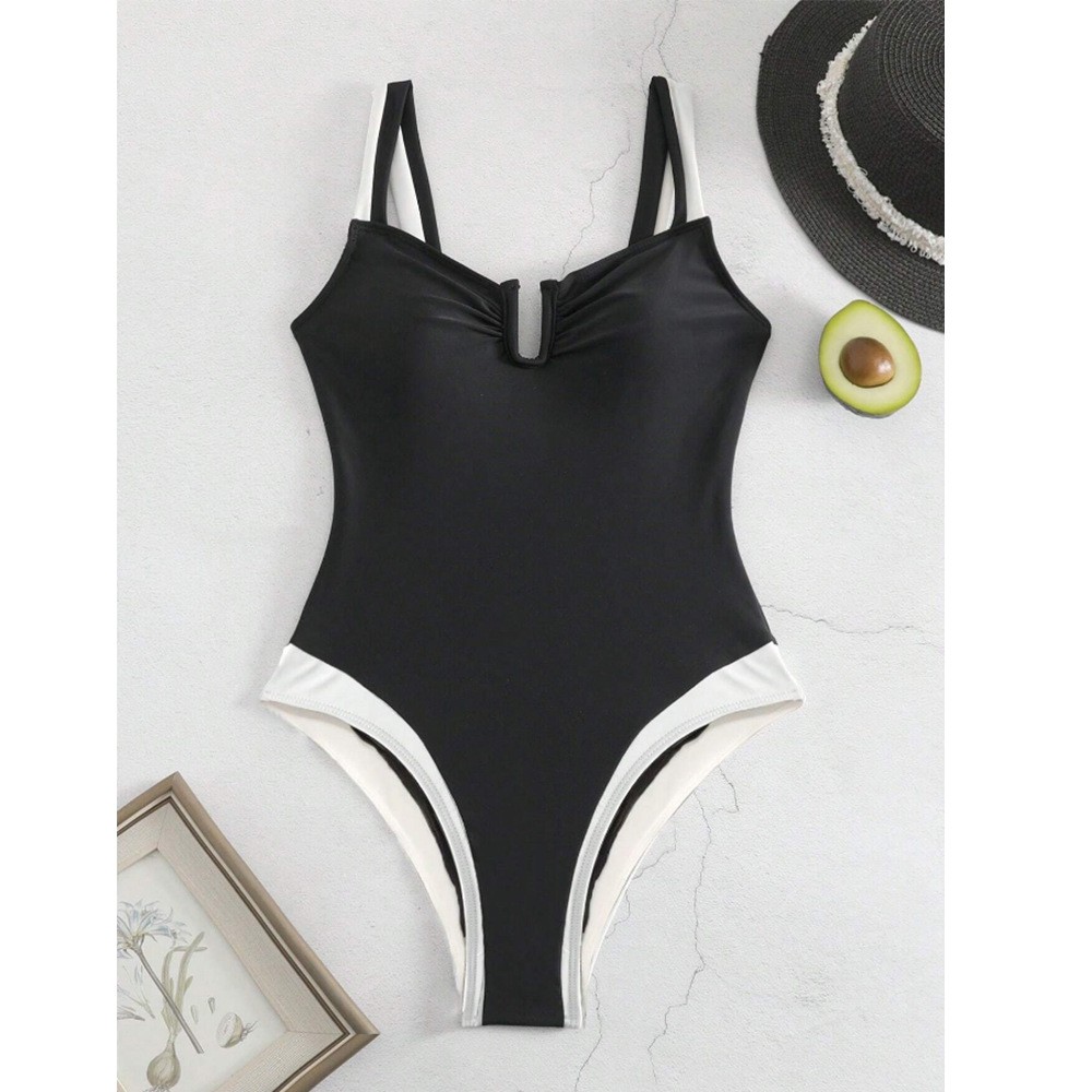 2026 Bikini Woman Tankini Deep - Swimsuit Bikini Ruched reseña y precio