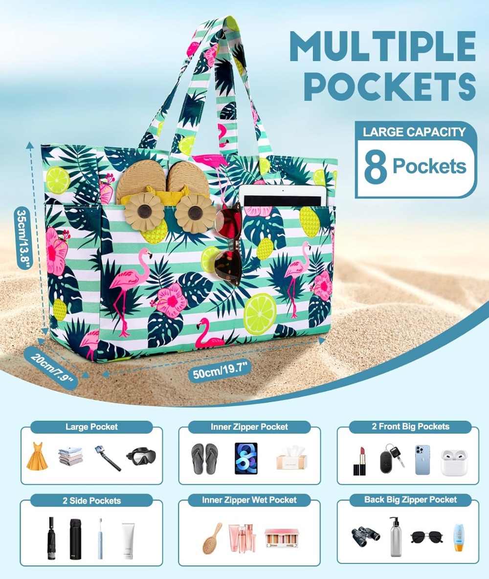 Extra Large Beach Bag Waterpro - Tote Bag Beach reseña y precio