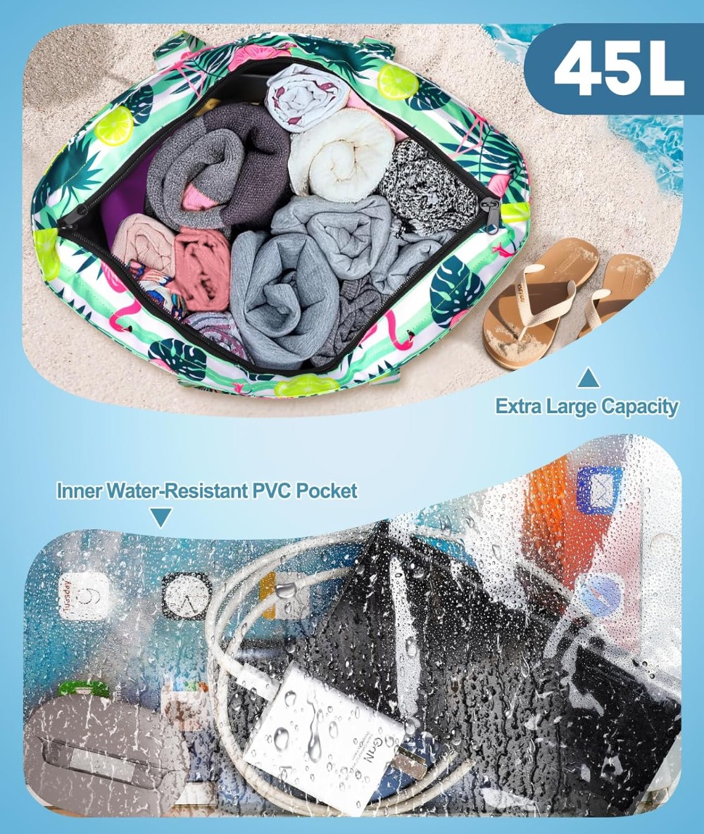 Extra Large Beach Bag Waterpro - Tote Bag Beach reseña y precio