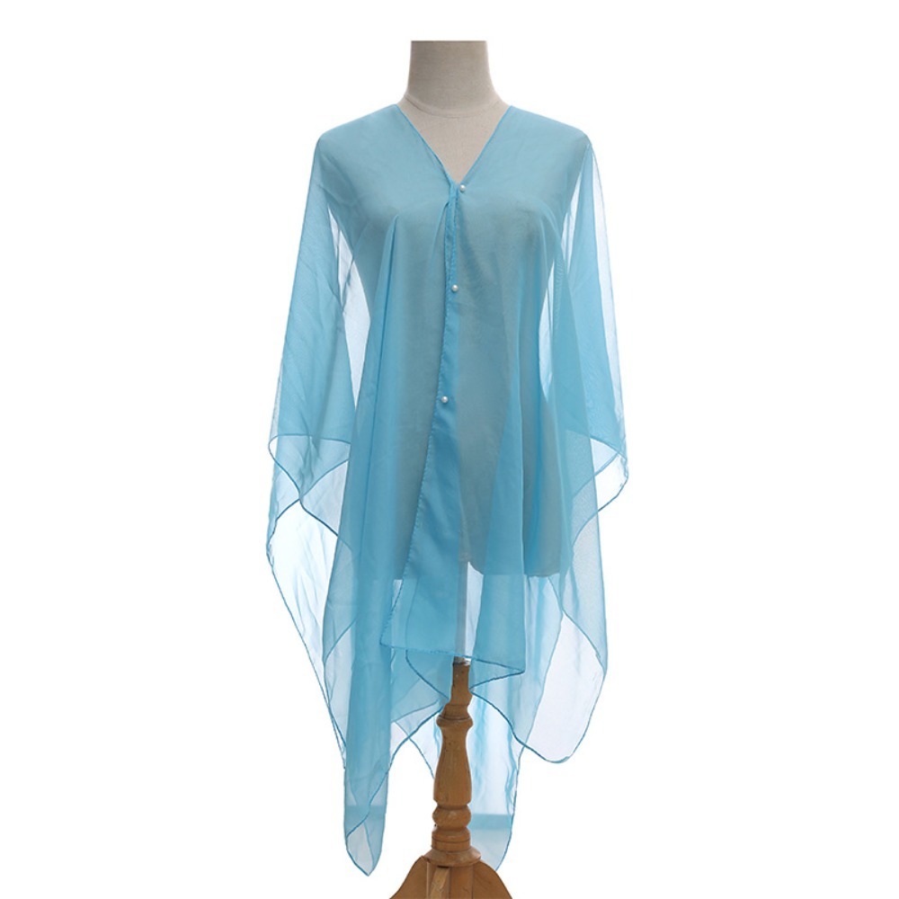 Fashion Solid color Shawl Scar - Cover Up Kaftan reseña y precio