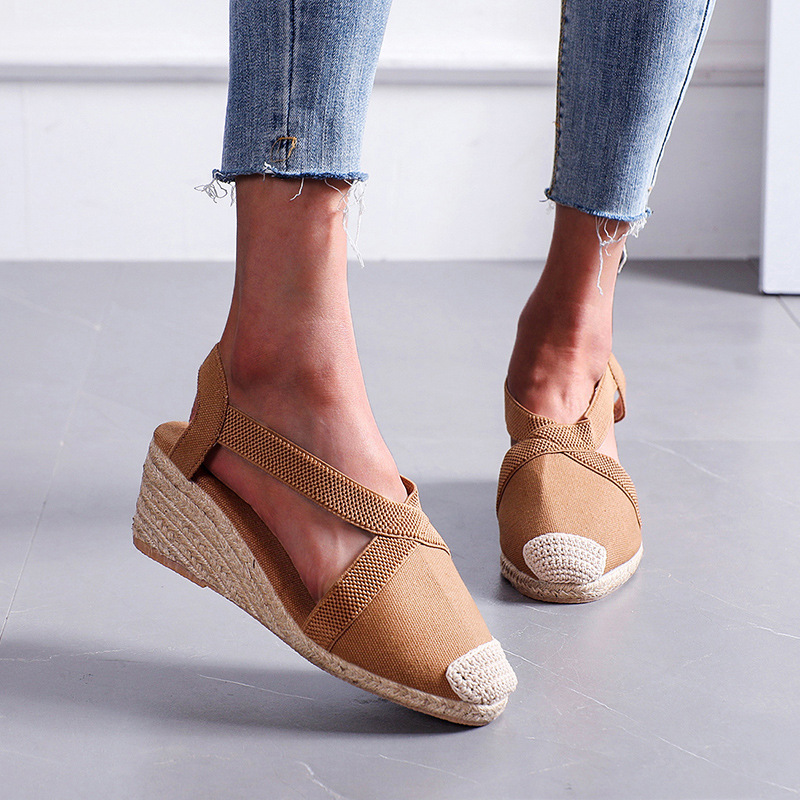 2026 Summer Women's Sandals St - Wedge Espadrille Women reseña y precio