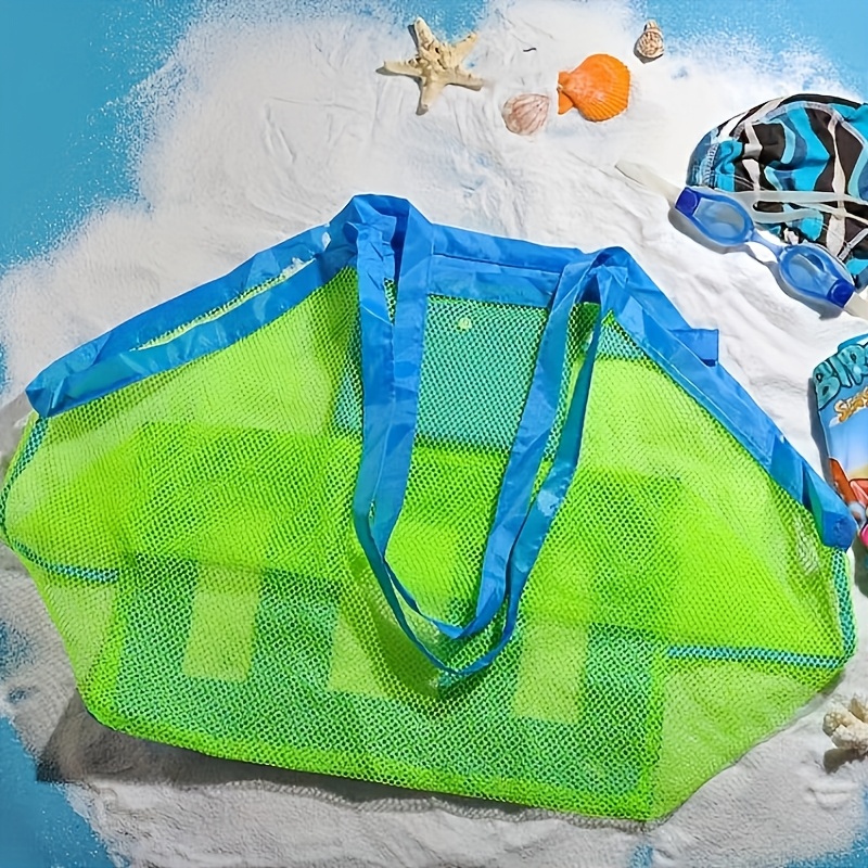 1pc Large Mesh Beach Tote Bag  - Tote Bag Beach reseña y precio