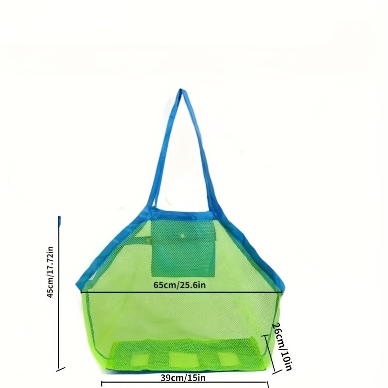 1pc Large Mesh Beach Tote Bag  - Tote Bag Beach reseña y precio
