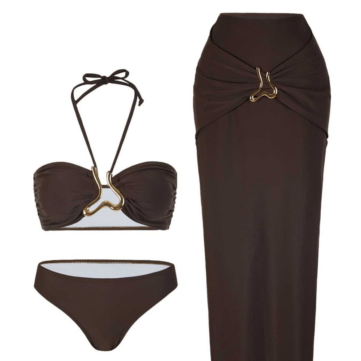 Women Sleeveless Tankini Bikin - Swimsuit Bikini Ruched reseña y precio