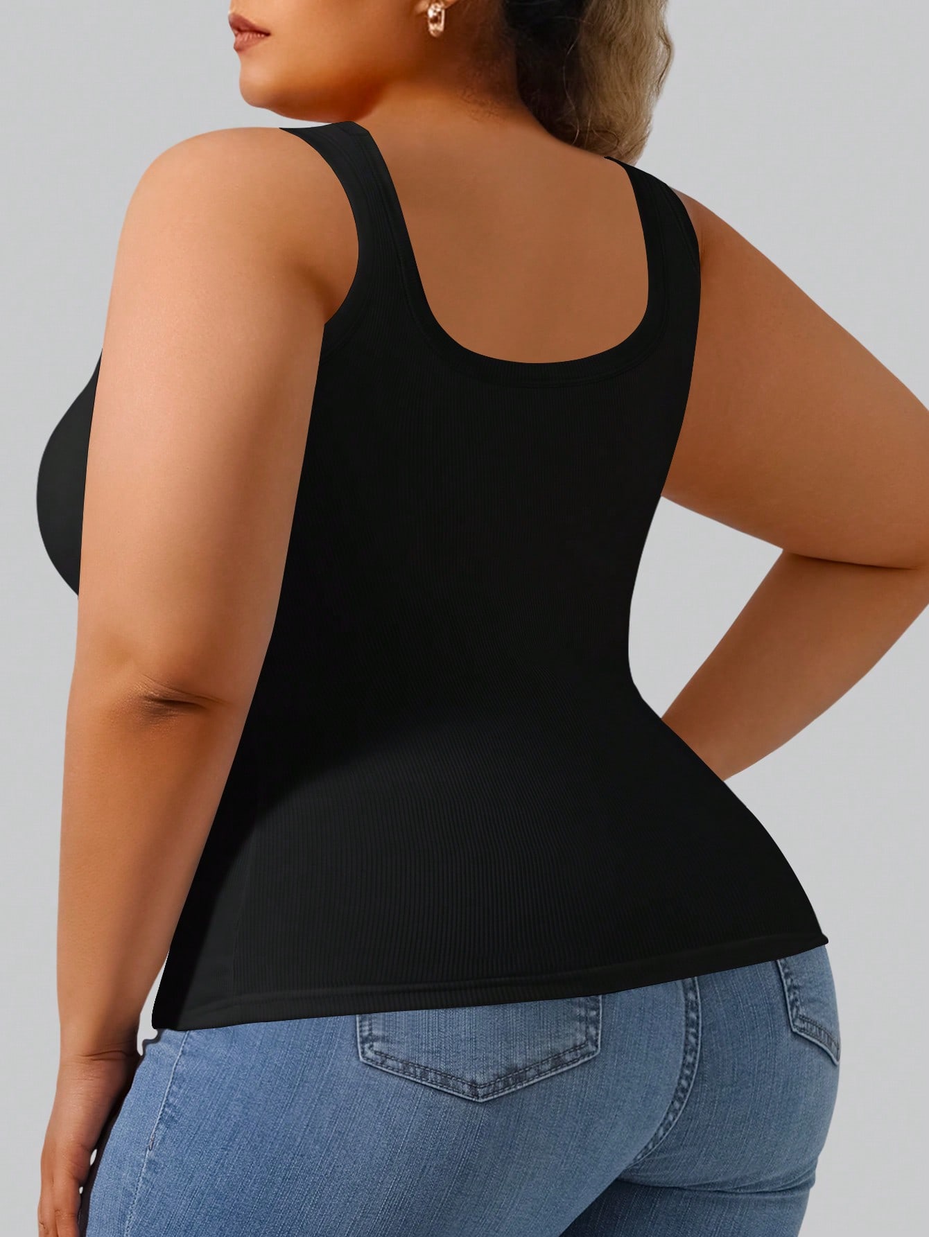 Plus Size Women's High Stretch - Crop Top Crochet reseña y precio
