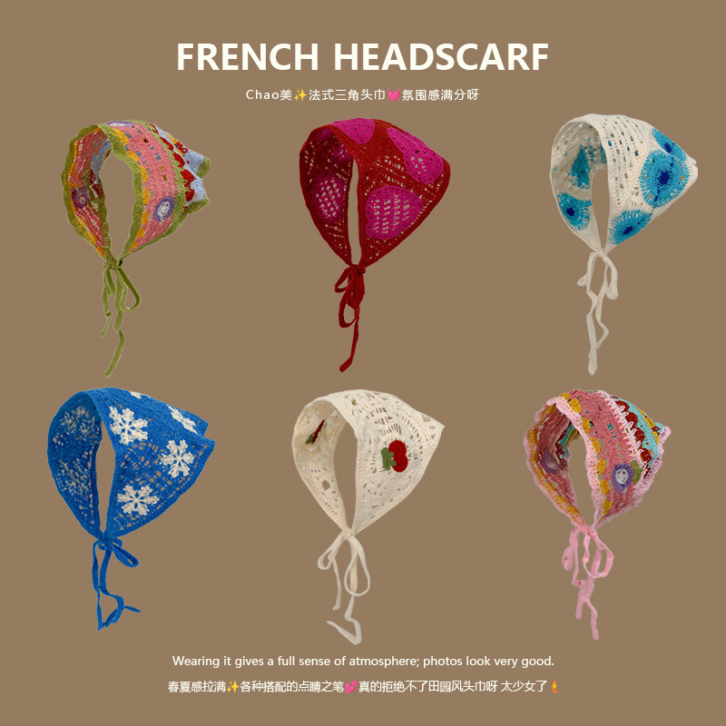 Knit Triangle Headband French  - Headband Summer Knit reseña y precio