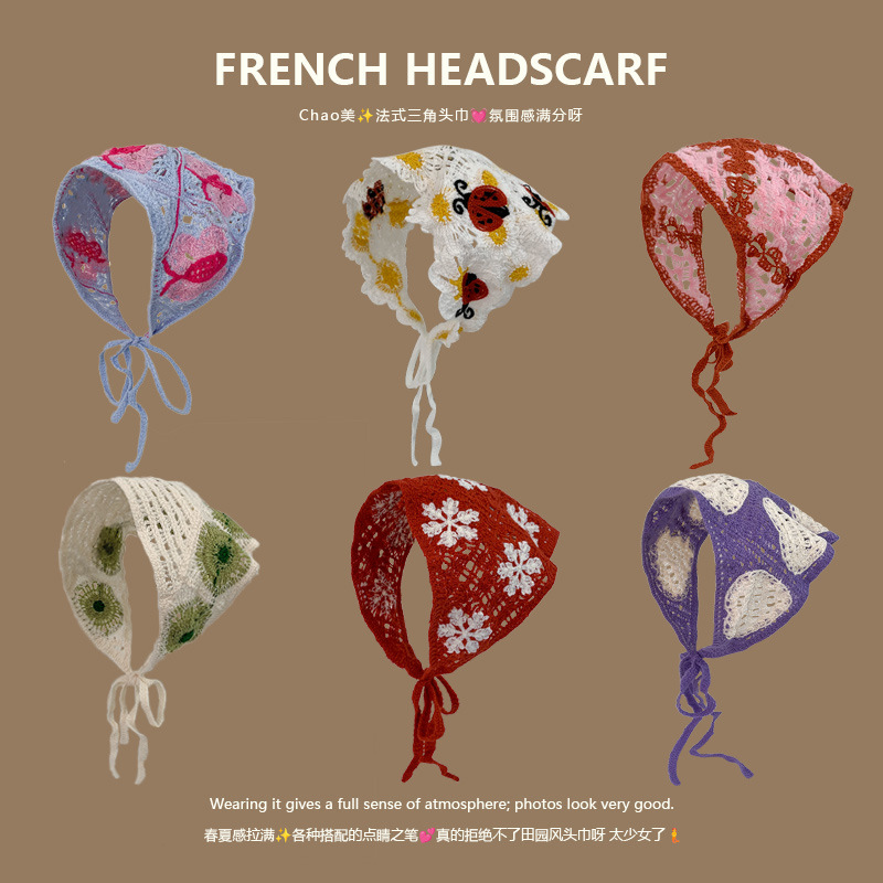 Knit Triangle Headband French  - Headband Summer Knit reseña y precio
