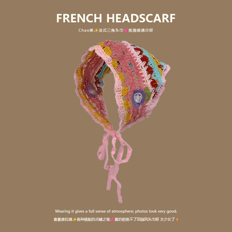 Knit Triangle Headband French  - Headband Summer Knit reseña y precio