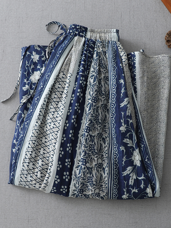Retro Style Women's Midi Skirt - Midi Skirt Floral reseña y precio