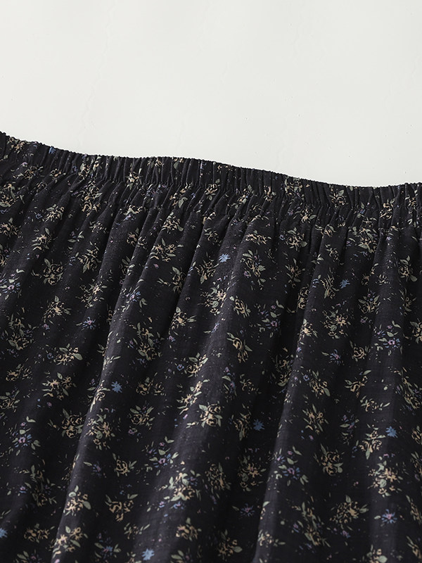 High Waist Floral Print Midi S - Midi Skirt Floral reseña y precio